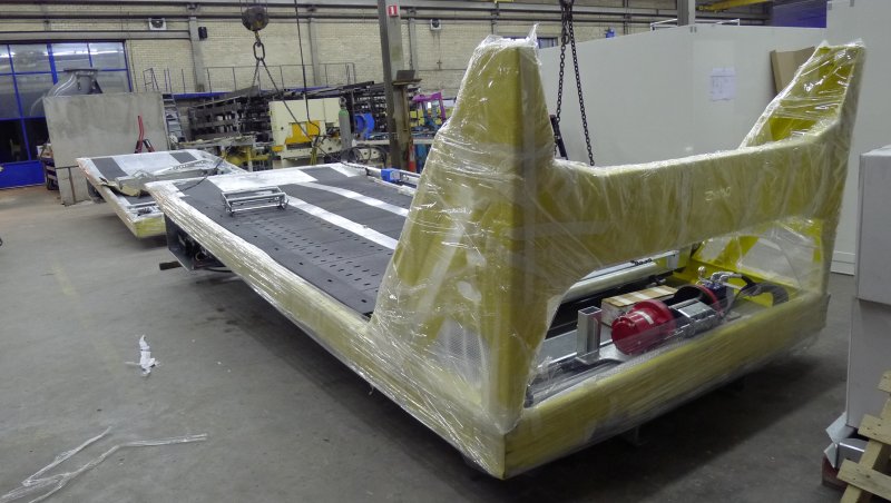 Pleateau’ s  opgebouwd  of  los  geleverd........