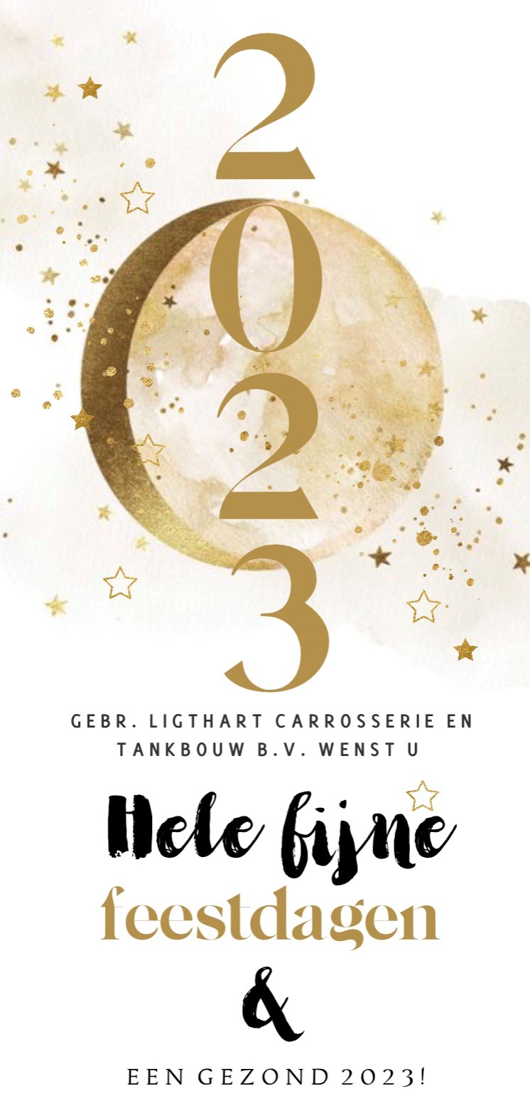 Wij wensen u hele fijne feestdagen en een gezond 2023!