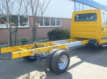 Chassis verlengen in combinatie met onze opbouw.