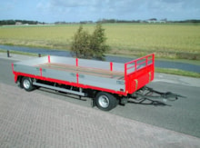 vlakke aanhangwagens